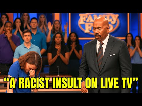 Steve Harvey stopped Family Feud after receiving a racist insult — What he did next shocked everyone