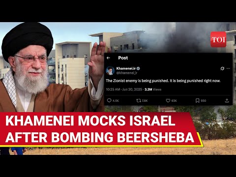 'Zionist Enemy...': Iran Supreme Leader's Direct Message To Netanyahu After Missiles Bombard Israel