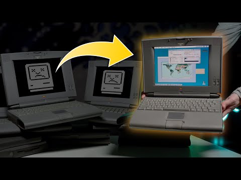 I fixed a HUGE pile of broken vintage Mac laptops!