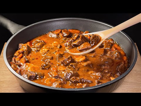 Das köstlichste französische Rezept aus einem Restaurant! Einfaches und leichtes Abendessen.