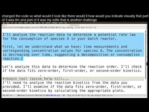 Emacs + GPTel: A Scientist's AI Notebook