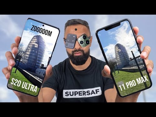 Samsung Galaxy S20 Ultra vs iPhone 11 Pro Max Camera Test Comparison