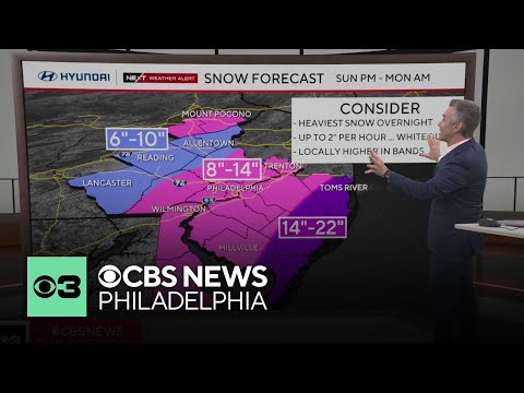 As blizzard intensifies, here are latest snow totals, visibility in Philadelphia area