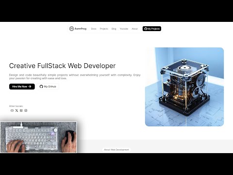 ASMR Programming - Responsive Personal Portfolio - No Talking