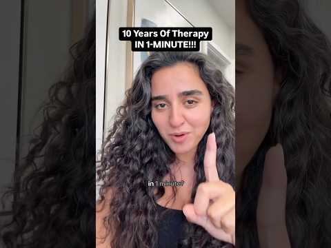 Do you want 10 years of Therapy in 1 minute?