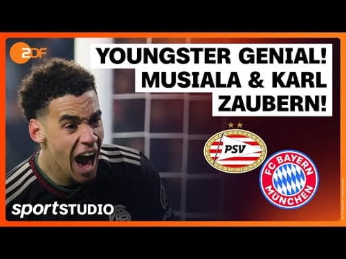 PSV Eindhoven – FC Bayern München | UEFA Champions League, 8. Spieltag 2025/2026 | sportstudio