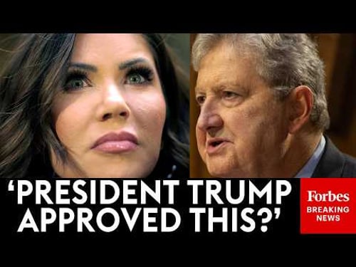 SUPERCUT: Kristi Noem Gets Grilled By John Kennedy, More Over TV Ad That May Have Led To Her Firing