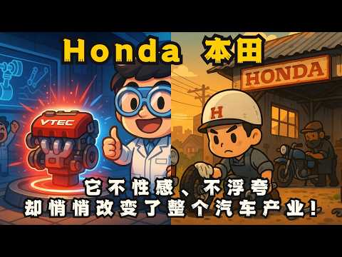 这家公司不讲炫技,只讲认真!Honda 的发展让人敬佩!它不性感、不浮夸,却悄悄改变了整个汽车产业!这就是 Honda!