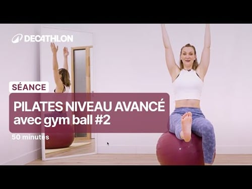 ADVANCED WORKOUT PILATES with gym ball #2 | 50 MINUTES
