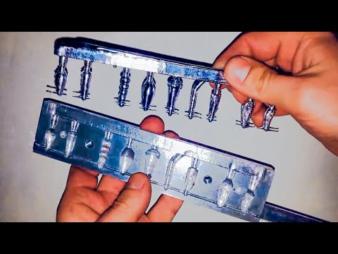 Пошаговая инструкция изготовления самодельной формы для литья любых рыболовных грузил