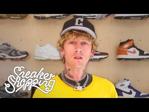 mgk Goes Sneaker Shopping With Complex
