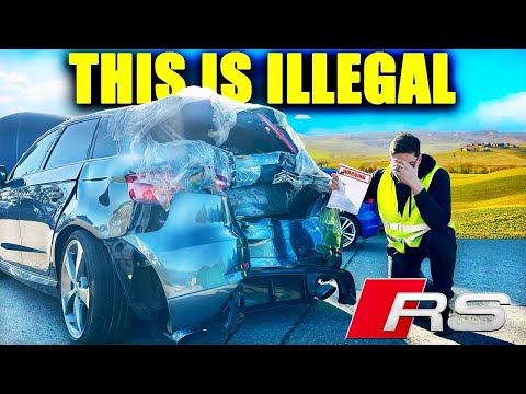 I BOUGHT THE UK'S CHEAPEST AUDI RS3!... BUT ITS SCRAP!!...