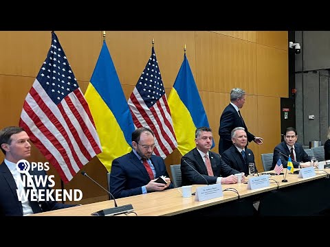 Officials meet in Geneva for Ukraine talks as peace plan’s author called into question