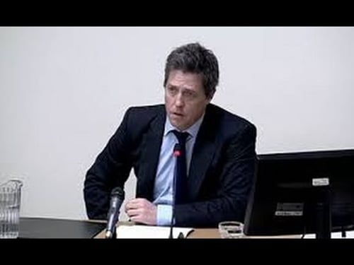 Hugh Grant Leveson inquiry