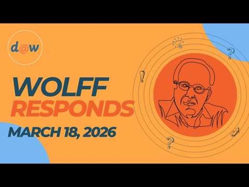 Wolff Responds: "US & Europe: A Messy Divorce" Dated March 18, 2026