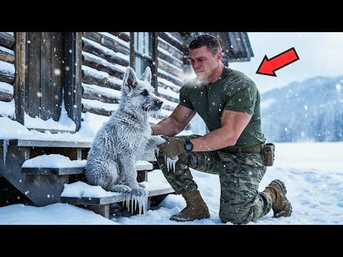 Officer Found a Frozen Puppy on His Steps — What He Did Next Shocked Everyone!