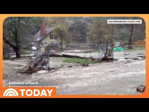 Massive Holiday Storm Dumps Rain Across the West Coast
