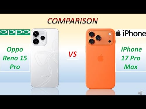 Oppo Reno 15 Pro vs iPhone 17 Pro Max π₯ Ultimate Comparison 2026 | Which Phone Wins?
