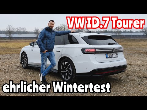 VW ID.7 Tourer im Wintertest: Funktionen, Reichweite, Verbrauch & Ladezeit im Check!