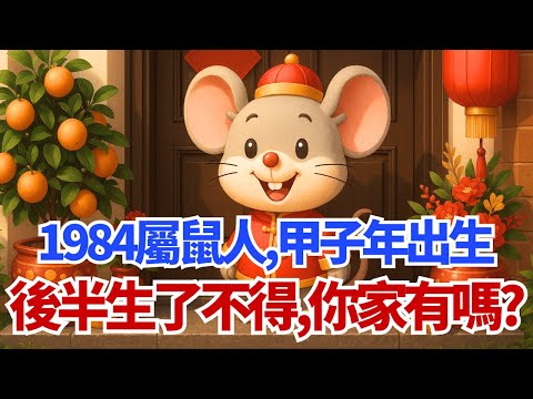 1984年屬鼠人,甲子年出生,後半生「了不得」!你家有嗎?#屬鼠 #1984年 #甲子 #海中金 #生肖運勢 #後半生 #命理 #財運 #1984屬鼠 #甲子鼠 #屬鼠運勢 #生肖