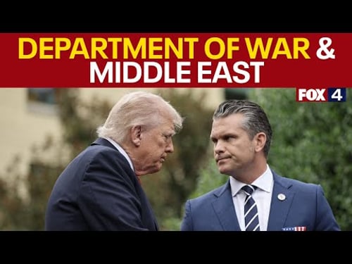 LIVE: US Department of War Meets with Qatar Defense Team
