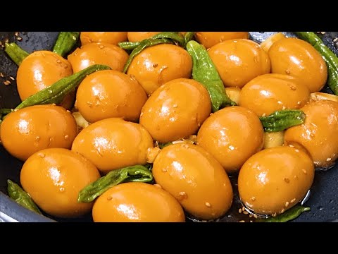 The best rice thief is the braised egg in soy sauce. Mix it with rice and eat it with soup.