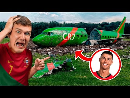 I Found Ronaldo’s Downed Private JET! *not clickbait*