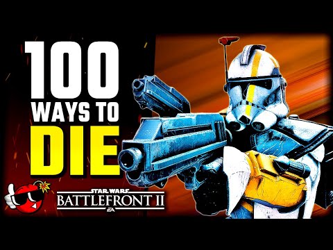 100 WAYS to DIE in Star Wars Battlefront 2