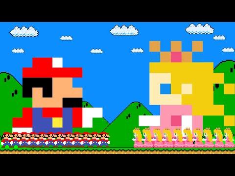 Tiny Mario vs Tiny Peach – Who Will Win?