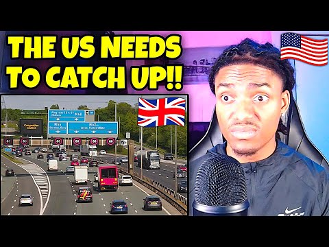 AMERICAN REACTS to UK Smart Motorways for the First Time!