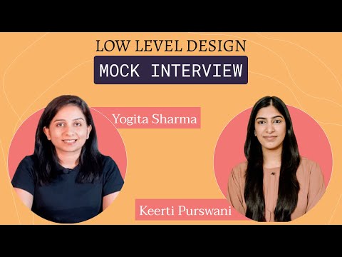 Low Level Design of a Fitness App and Mock LLD interview with Intuit SWE @Keerti Purswani