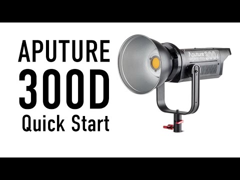 Aputure 300D LED Light Quick Start