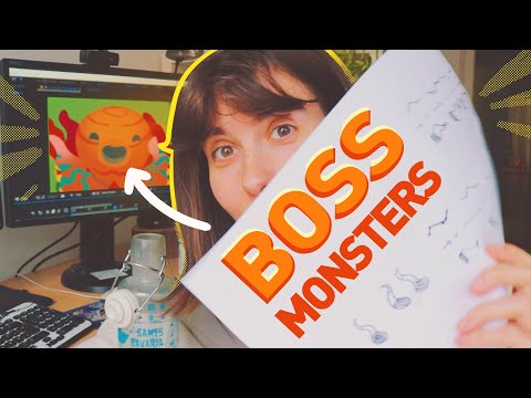 Finally making BOSS MONSTERS for my Game - Feed All Monsters Devlog 6