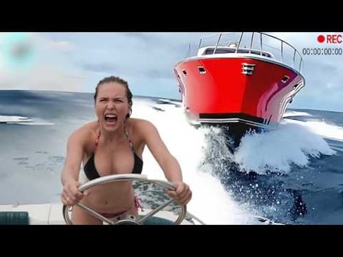 Idiots In Boats Caught on Camera