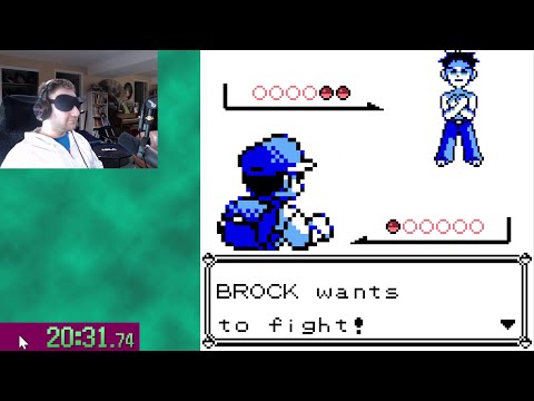 Pokemon Blue BLINDFOLDED - Attempt #1