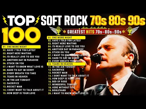 Phil Collins, Elton John, Rod Stewart, Lionel Richie, Eagles - Soft Rock Love Songs Ever With Lyrics