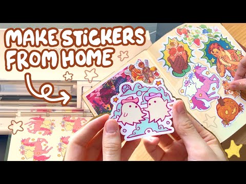 silhouette portrait 3 sticker tutorial and review 2023 βΏ how I make stickers from home part 2