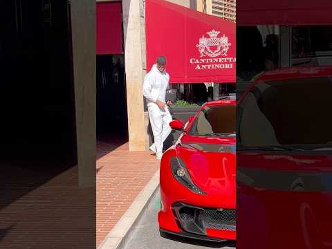 GMK with his new Ferrari 812 Competizione driving in Monaco #gmk #monaco #ferrari #812competizione