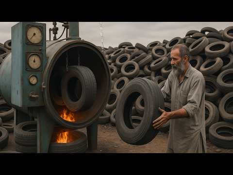 Amazing FACTORY Process of RETREADING SCRAP Tires | INCREDIBLE Factory Process of RESOLING