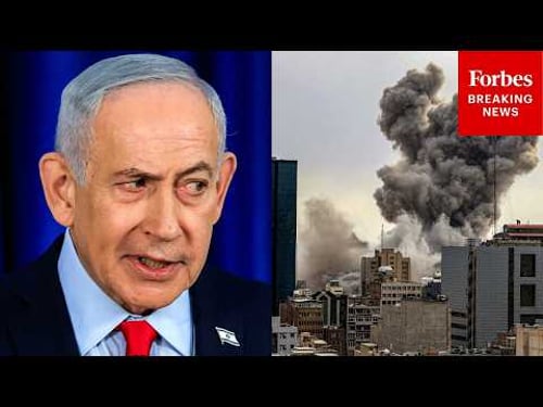 Israeli Prime Minister Benjamin Netanyahu Provides An Update On The War With Iran