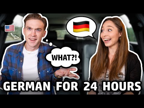I spoke ONLY GERMAN to my American boyfriend for 24 HOURS! | Feli from Germany