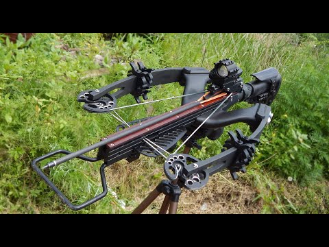 Самодельный арбалет с обратными плечами. Финал. / Homemade Reverse Draw Crossbow. Final Part.