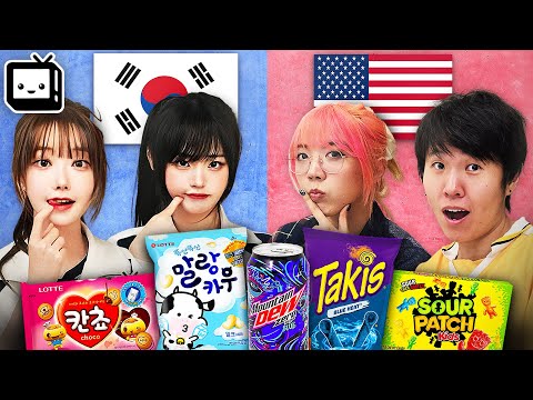 OFFLINETV vs KPOP IDOLS: SNACK SHOWDOWN ft. QWER