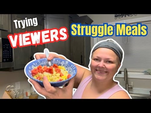Trying YOUR Struggle Meals || Broke Budget Meals To Make Ends Meet Part 1