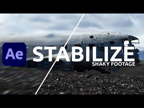 How to STABILIZE a SHAKY VIDEO in After Effects (if Warp Stabilizer fails!)