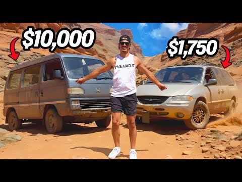 CHEAP VS EXPENSIVE MINI VAN OFFROAD TEST