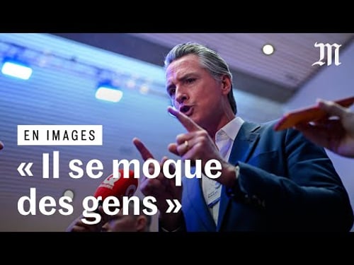 Le gouverneur de Californie charge Donald Trump