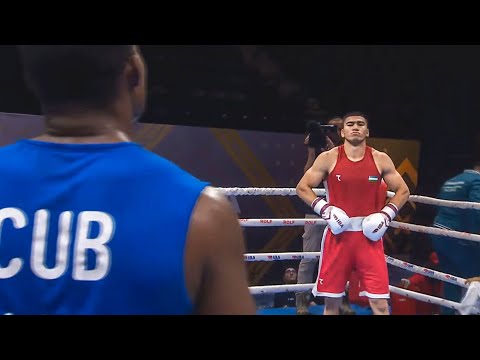 Молодой узбекский боксер против Легенды кубинского бокса! Бой на чемпионате мира по боксу 2025