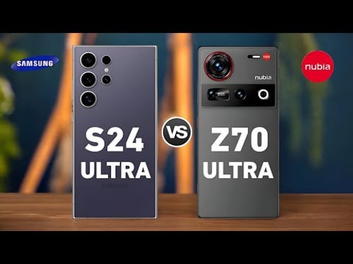 Samsung Galaxy S24 Ultra 5G Vs Nubia Z70 Ultra 5G
