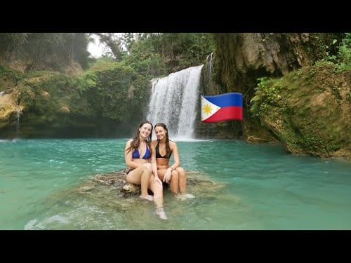 OUR FIRST TIME IN THE PHILIPPINES🇵🇭Water Canyoneering😱 BEST DAY EVER!